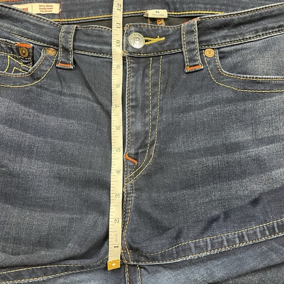 True Religion Jennie Women's 34x28 Jeans Skinny Stretch Denim Mid Rise Classic - Picture 7 of 8